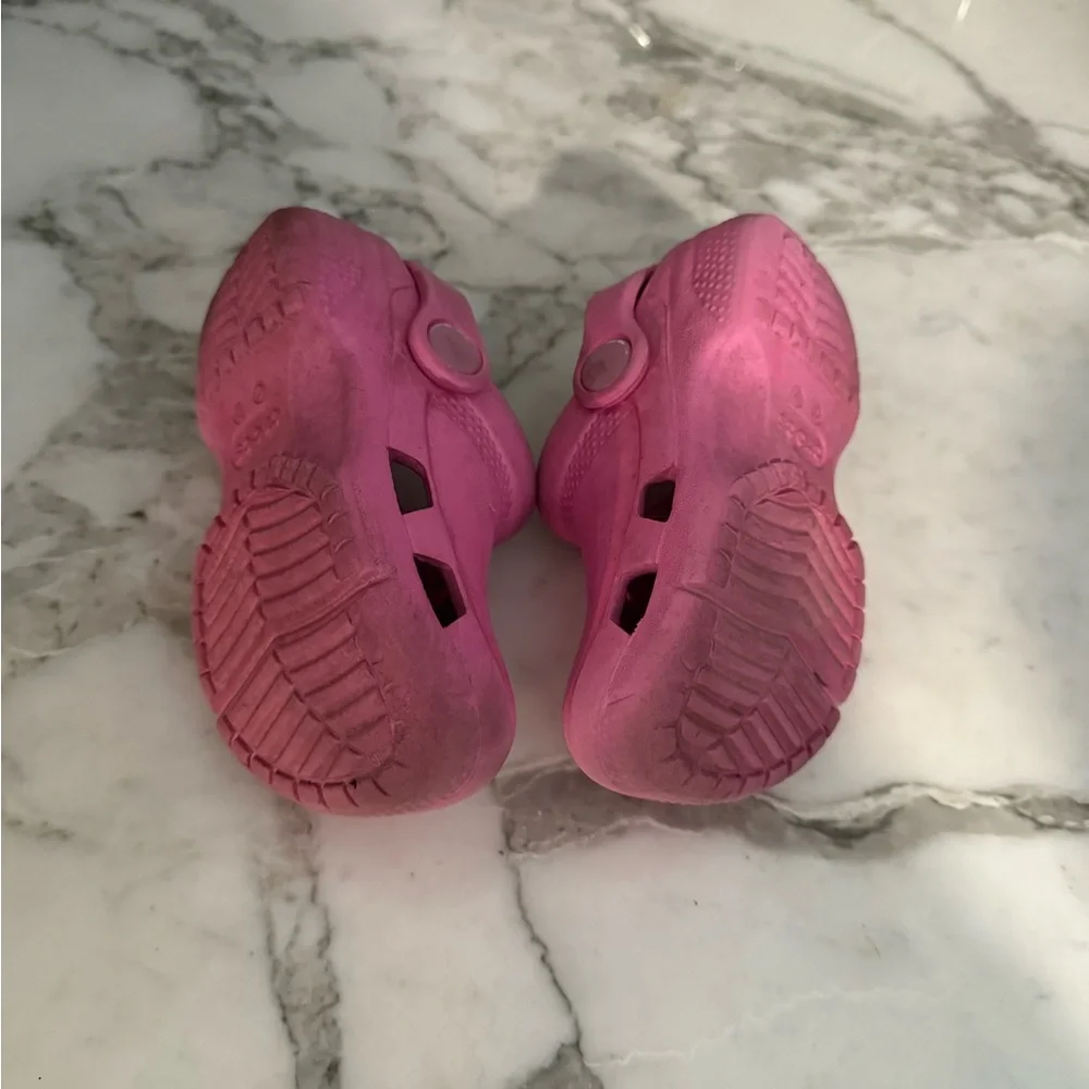 $15 ADD ON Crocs Pink 7c toddler 7 c7‎ girls native h&m cat & jack shoes
